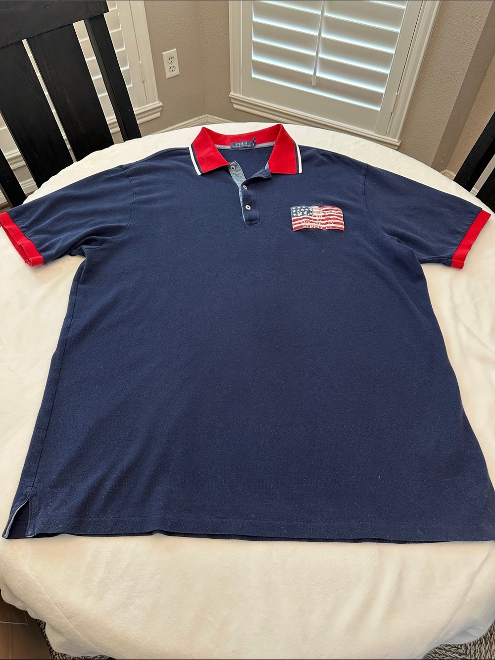 Men’s Polo Ralph Lauren patriotic polo in 2XLT